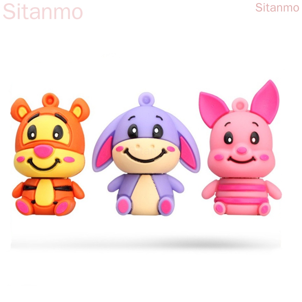 Pendrive Rosa De Porco 128GB 1TB 2TB Unidade Flash USB De Desenho Animado 8GB 16GB 32GB 64GB USB2.0
