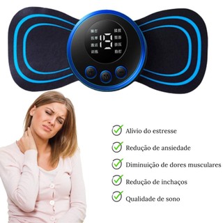 Mini Massageador Portatil Eletroterapia Recarregavel USB