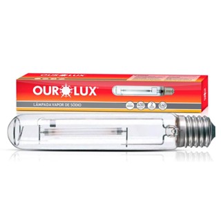 Lampada Vapor Sodio Tubular 400W E40 2000K Luz Amarela