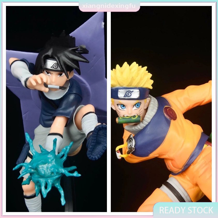 Naruto Uzumaki boruto figura anime, pai e filho versão, brinquedo
