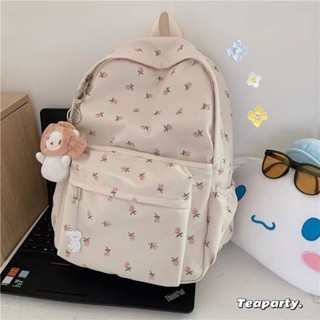 Estilo Coreano ins Pequena Mochila Escolar Fresca Estudantes Do Ensino Médio Florida Menina Ombro Bolsa