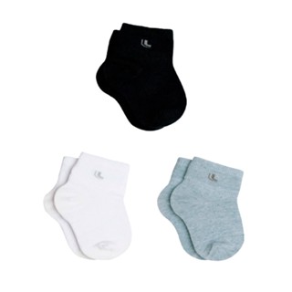 Kit com 3 Meias Bebê Cano Médio Lupo 2724-089