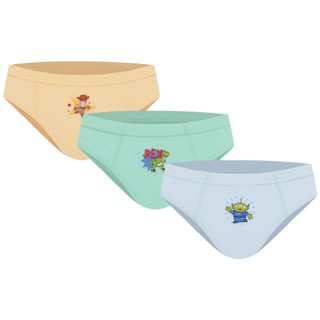 Kit com 3 Cuecas Slip Infantil Toy Story Disney Trifil