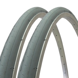 Kit 2 Pneus Cadeira de Rodas Hakuba 24x1 (23-540) Arame Cinza