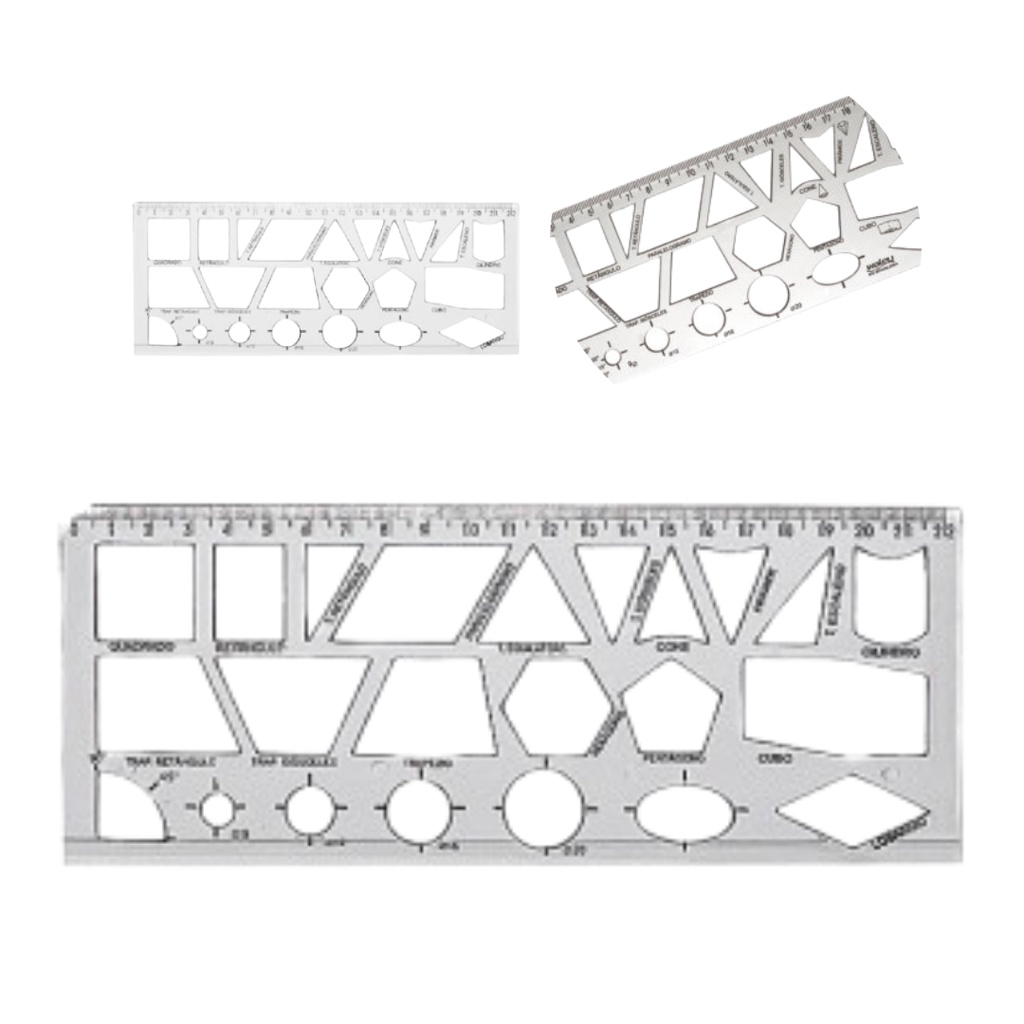 Régua Geométrica Retangular: Onde Comprar | BuscaProdutos