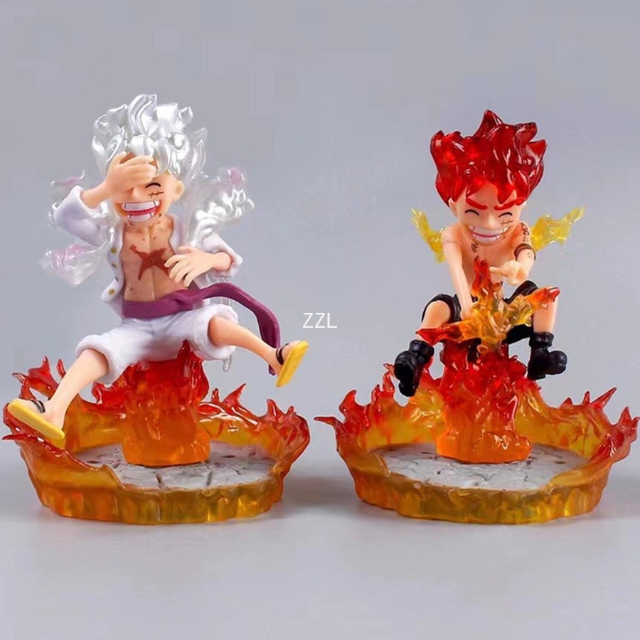 Luffy Gear 5 Red, Action Figure Colecionável, One Piece