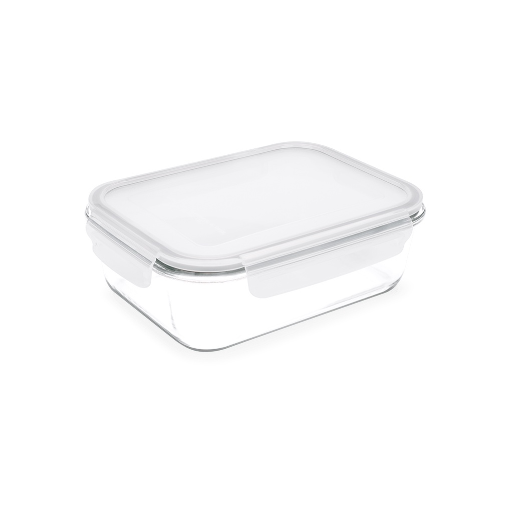Pote Hermético Retangular De Vidro Brinox Lock&Stock 180 ml Natural em Oferta na Shopee