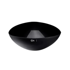 Saladeira Triangular Coza Essential 31,2 x 31,2 x 11,5 cm 5 Litros Preto