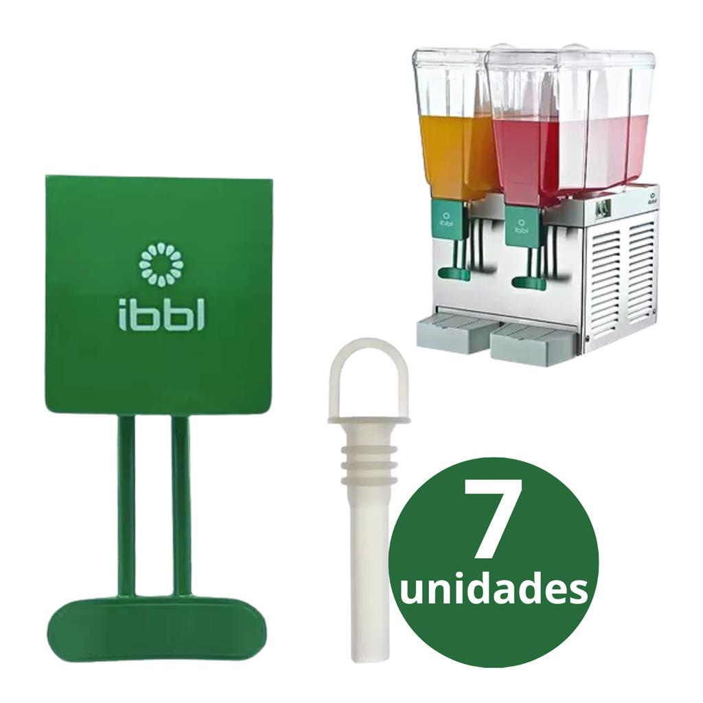7 Torneira Completa + Chupeta Para Refresqueira Bbs1/2 Ibbl