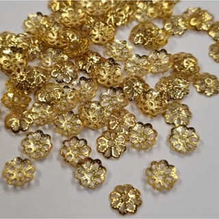 Tulipa de Metal Formato Flor / Rosa Pequena para Bijuterias 100 Peças em Oferta na Shopee