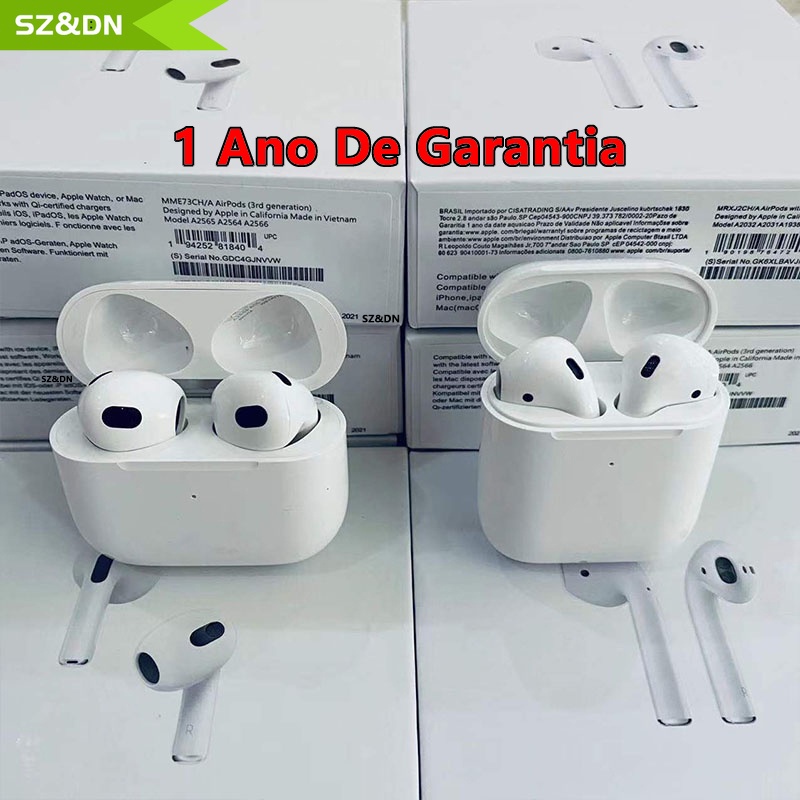 AirPods Pro 2 3 TWS Fones De Ouvido GPS Bluetooth Microfone De Áudio Pop De Renda Sem Fio