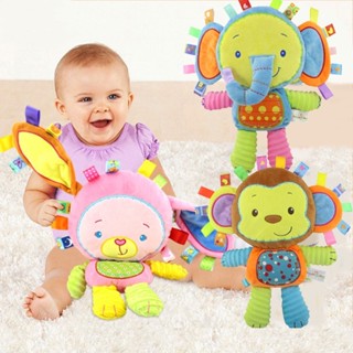 Brinquedos De Bebê Chocalhos Elefante De Pelúcia Pacificado/Macaco/Leão/Coelho Newbron Hand Bells