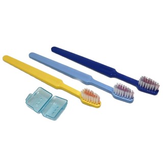 Kit 50 Escova Dental Infantil Macia Com Protetor de Cerdas Alta Durabilidade