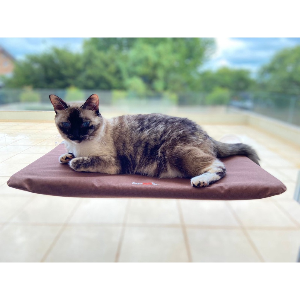 CAMA DE JANELA PARA GATOS PETLON - MARROM em Oferta na Shopee