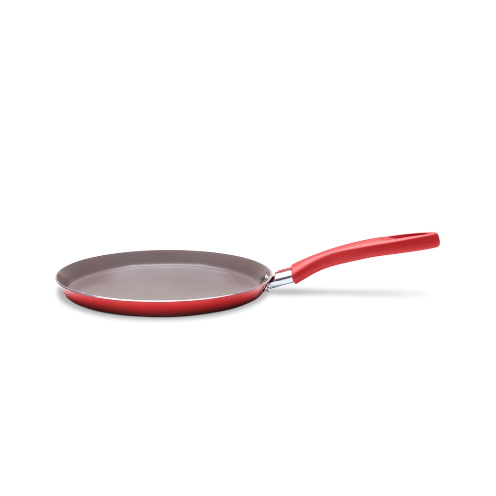 Tapioqueira E Panquequeira Ceramic Life Brinox Easy Ø 22 cm Vermelho em Oferta na Shopee