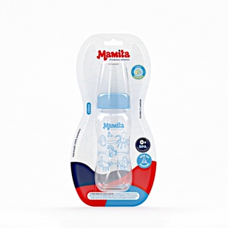 Mamadeira 150ml Bebê Menino Menina Decorada 150ML Bico de Silicone - Blister Presente em Oferta na Shopee