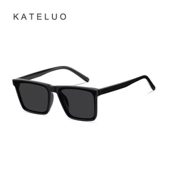 KATELUO Fashion Óculos De Sol Em Folha De nylon Novos Casuais Quadrados TR90 Versão Coreana Tendência universal De Para Homens E Mulheres TR2257