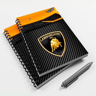 Caderno Universitário 96 Fls Carro Lamborghini Mod 02