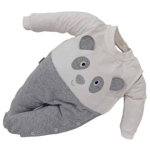 Macacão Luxo Longo Bebê Menino Chuquinha Baby Bordado 88009