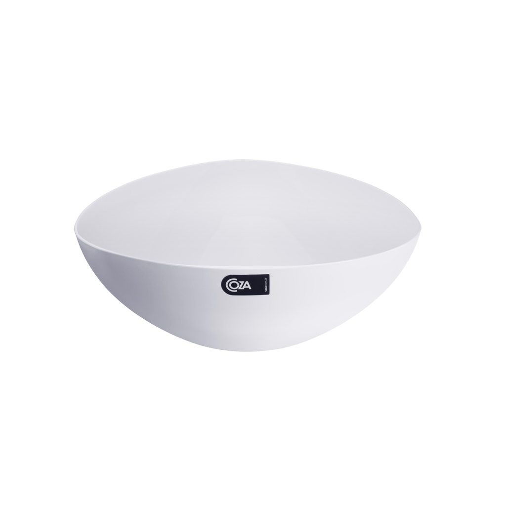 Saladeira Triangular Coza Essential 28,2 x 27,8 x 10,5 cm 3,5 Litros Branco em Oferta na Shopee