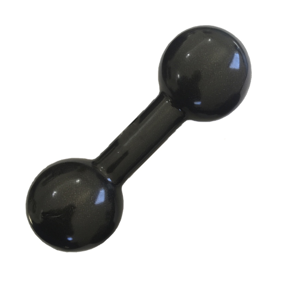 Halter Emborrachado 10kg - Unidade Peso Bola Revestido Academia Musculação Profissional Treinamento Treino em Casa Anilha | Iniciativa Fitness