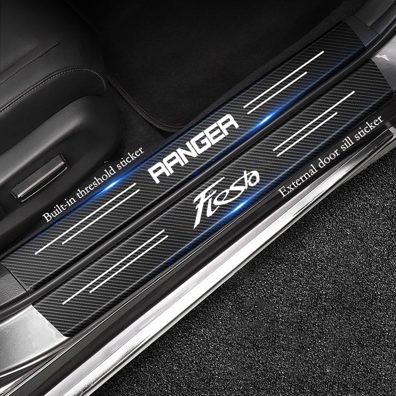 Ford Ecosport Carro Sill Sticker Anti-Riscos Protetor De Porta-Malas À Prova D'água