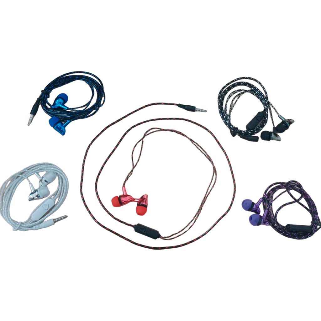 Fone De Ouvido com fio  para uso diário  plug & play Microfone entrada de 3.5mm super bass