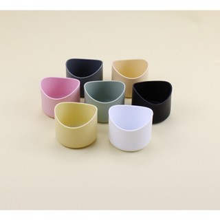 Tampa protetora de 6cm de copo termostático Tampa inferior de copo de Silicone Irregular Tampa protetora de garrafa de água silenciosa Anti-fricção