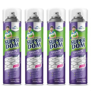 Kit 4 Limpa Pó Ar Comprimido Domline 300Ml Teclados Pc em Oferta na Shopee
