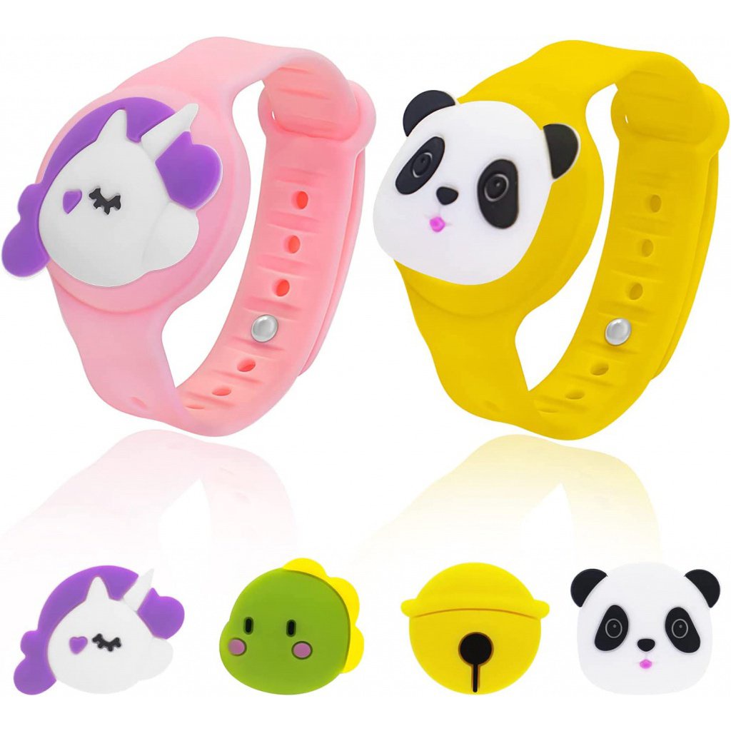 Pulseira Para Apple Airtag , Kids Air Tag Wristband DIY Cute Toddler Kid Hidden Adjustable Watch Band Caixa De Silicone Anti-Perda À Prova D'água