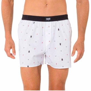Cueca Samba Canção Short Masculina Algodão Estampada Trifil