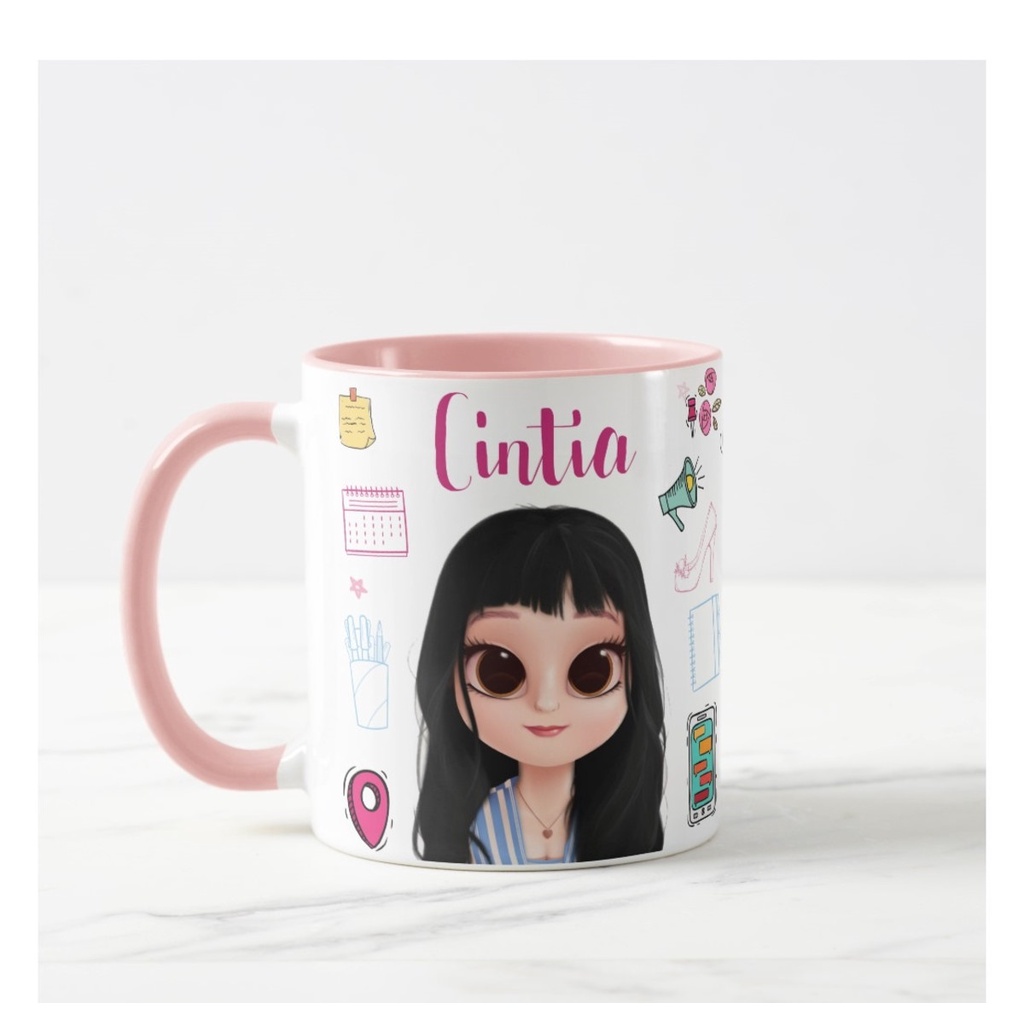 Caneca Casamento Cerimonialista Presente Personalizada Com Avatar
