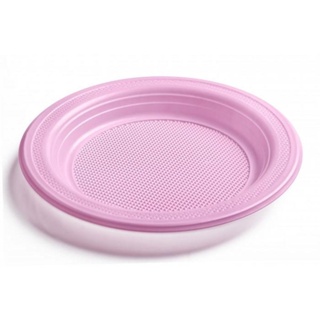 PRATO FESTA 15CM ROSA (C/10) em Oferta na Shopee