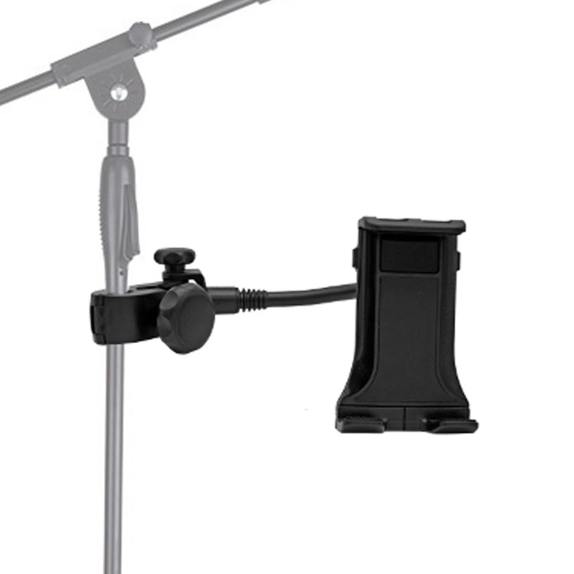 Suporte,Estante,Clamp p/Fixar iPhone,Tablet iPad,Samsung em Pedestal p/ Microfone,Regulavel