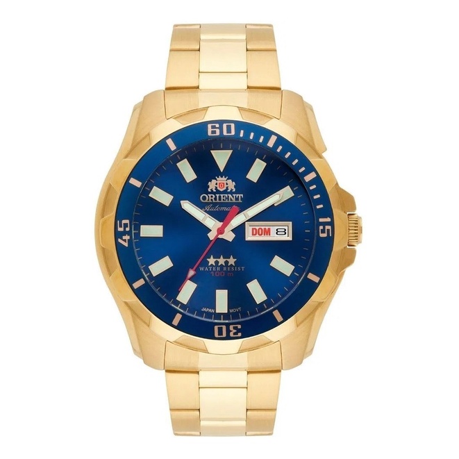 Relógio Orient Masculino Automatico Dourado 469GP078 D1KX em Oferta na Shopee