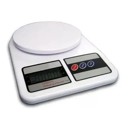 Balança Digital Eletronica Peso 1g A 10 Kg Cozinha Fitness Nutricao  Alimentação Dieta Alta Precisão E Praticidade