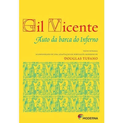 AUTO DA BARCA DO INFERNO GIL VICENTE EDITORA MODERNA