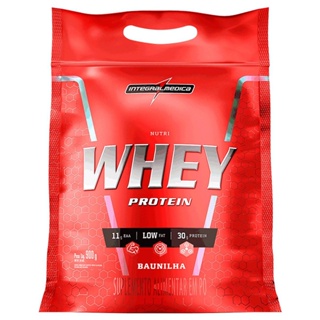 Suplemento em Pó Nutri whey Protein Para Ganho de Peso Baunilha 900g Refil - Integralmedica em Oferta na Shopee