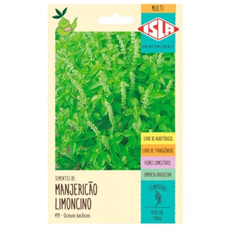 Sementes de Manjericão Limoncino - 150 mg - Isla em Oferta na Shopee