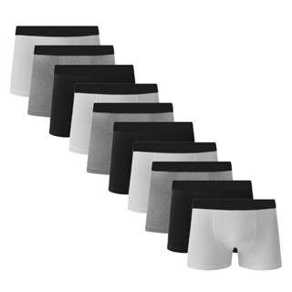 Kit 10 Cueca Boxer Algodão Box Cotton Sortida C5