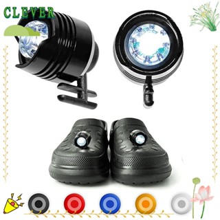 CLEVER Faróis Para Croc Gifts Light Modes Pequenas Luzes Decoração De Calçados