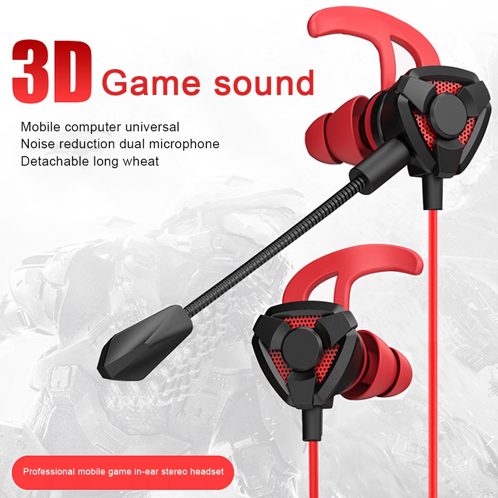 G9 Fones De Ouvido Para Jogos Com Fio Microfone Intra-Auricular 9D Bass Stereo Noise Reduction Sport Headset em Oferta na Shopee