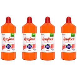 Kit 4 Desinfetante Bruto Lysoform Uso Geral Original 1l