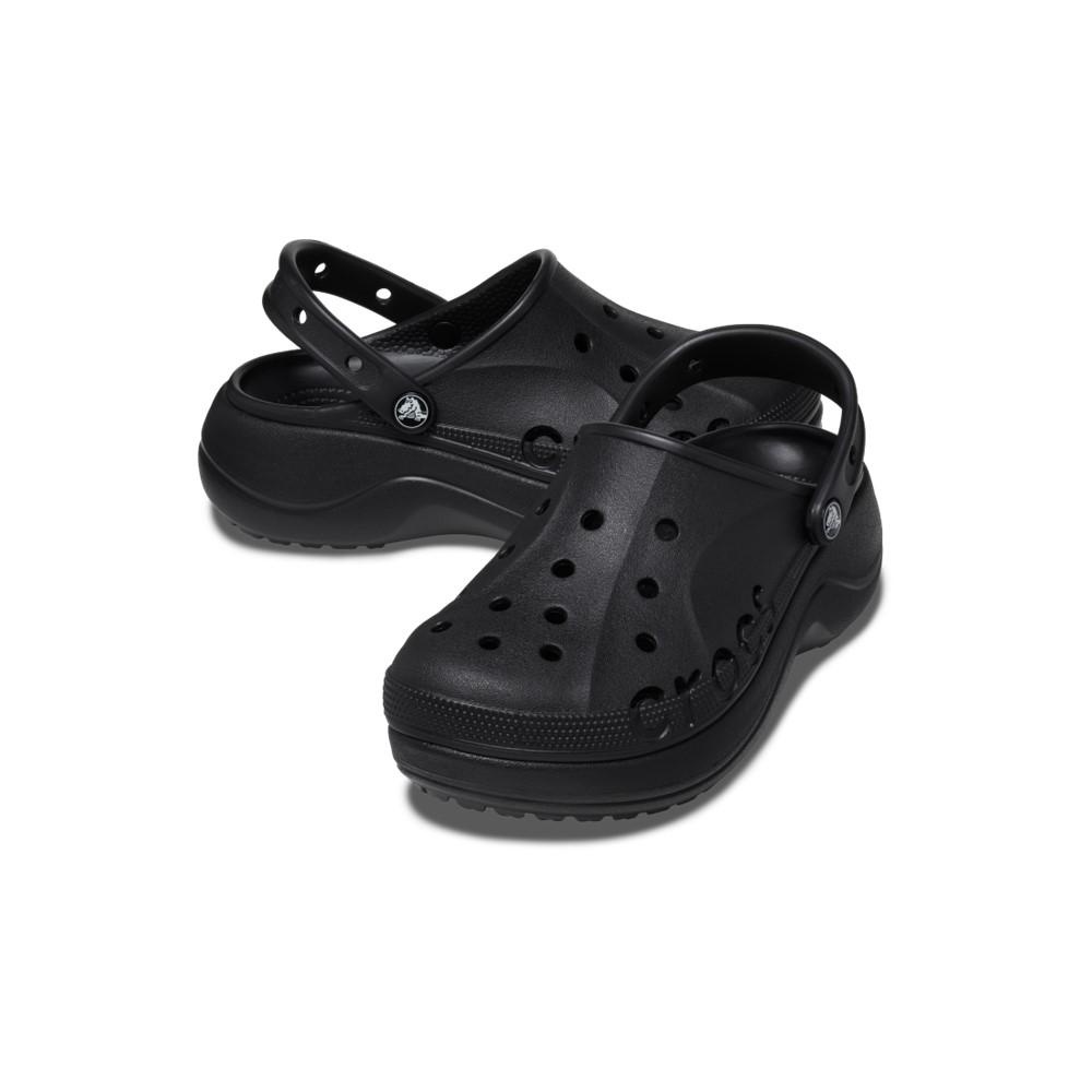 Detalhes do Sandália crocs baya plataform clog black