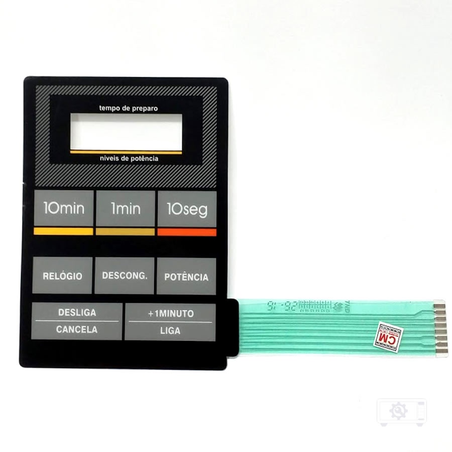 Membrana Microondas Compatível com Sharp Mw520 Preta TND