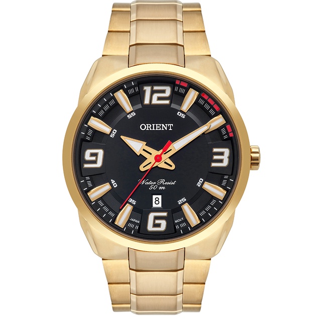 Relogio Orient Masculino Dourado - Watches