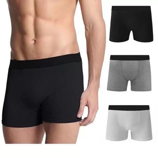 Kit C/ 3 Cuecas Box Boxer De Algodão Sortida