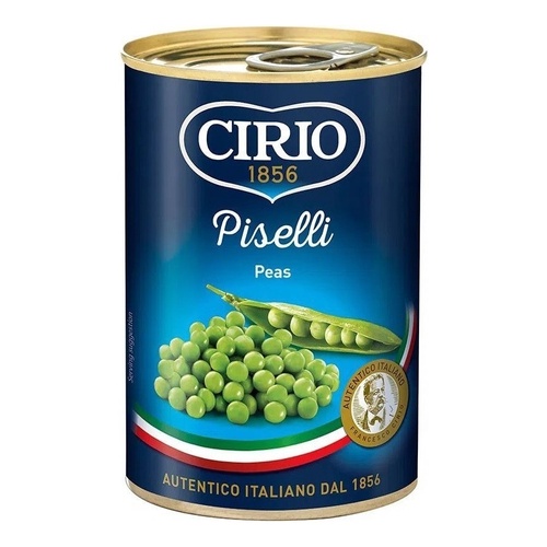 Kit C/ 4 Latas De Ervilha Em Conserva Cirio Italiano 410g
