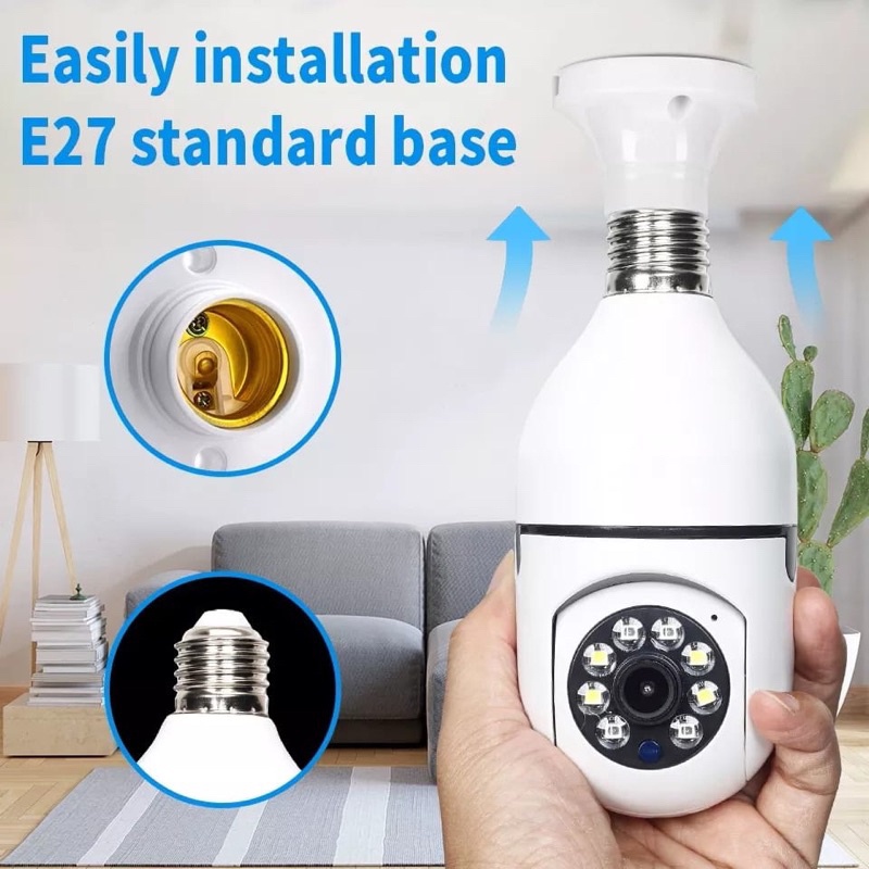 Mini Ip Camera Wi-Fi sem fio Visão Noturna com Microfone Auto Falante Acesso Remoto Aplicativo