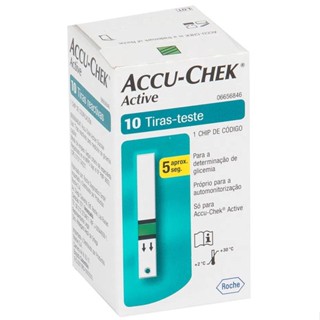 Tiras para controle de Glicemia Accu-Chec Active C10 Tiras